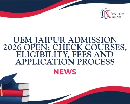 UEM Jaipur Admission 2026: Courses, Fees & Eligibility